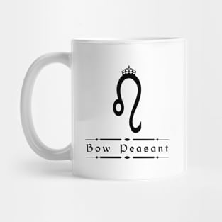 Leo Bow Peasant Shirt Mug